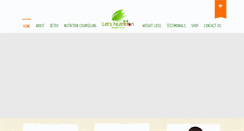 Desktop Screenshot of letsnutrition.com